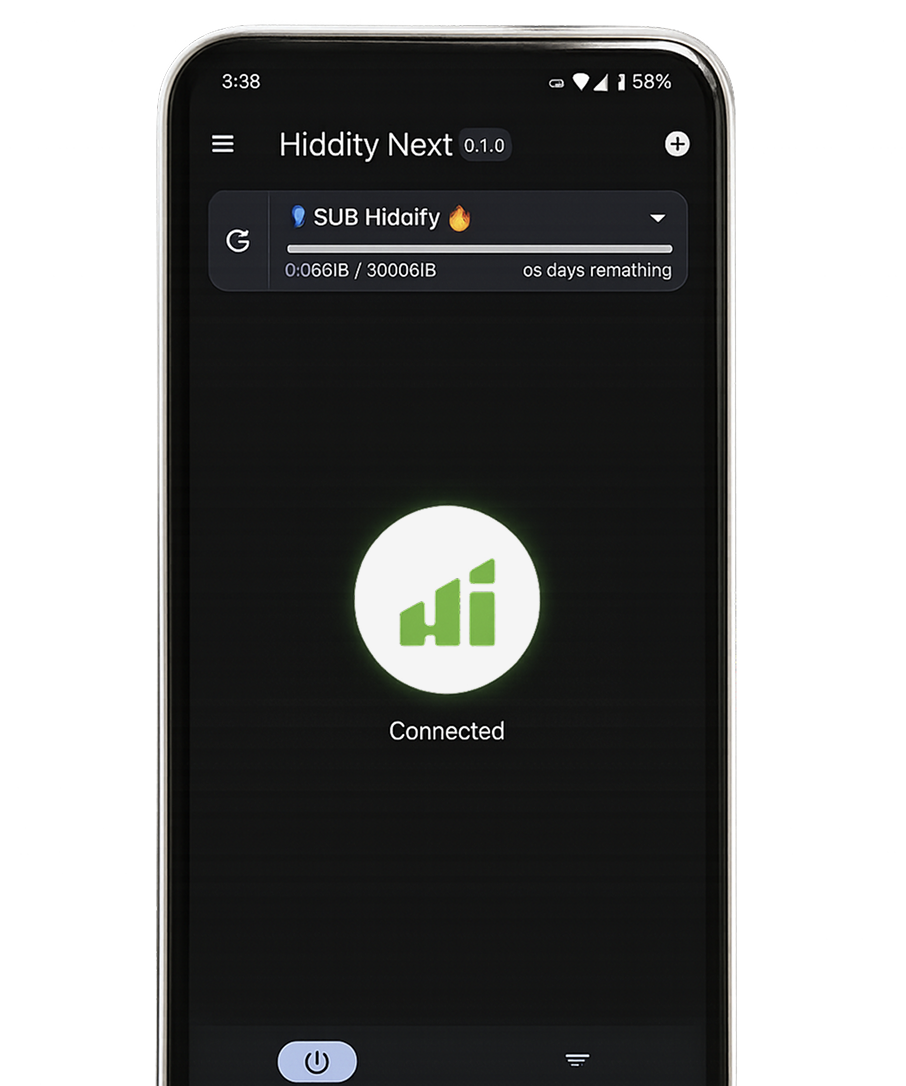 Интерфейс Hiddify